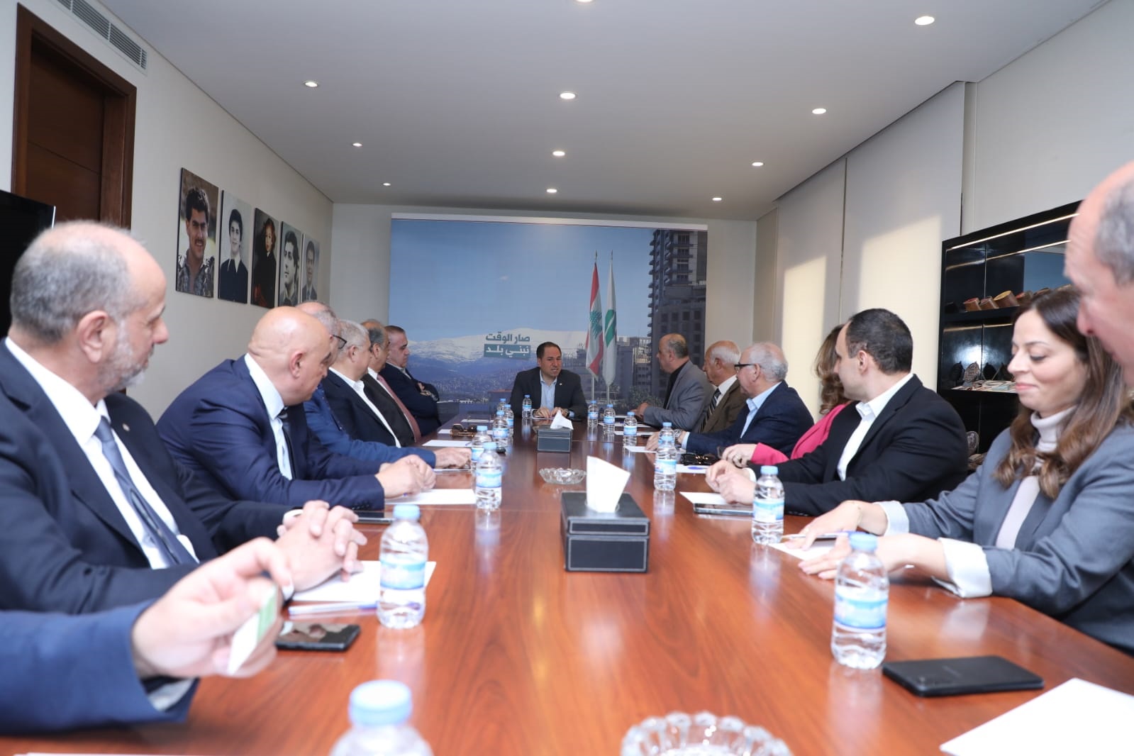 لقاء مع وفد من تجمع صناعيي البقاع